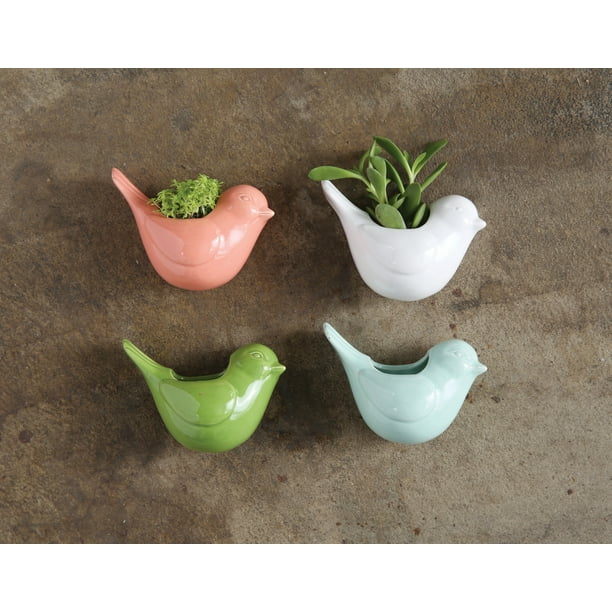 Creative Co-op Metal & Wood Stand with Glass Vase & Bird Creative Co-op Metal & Wood Stand with Glass Vase & Bird